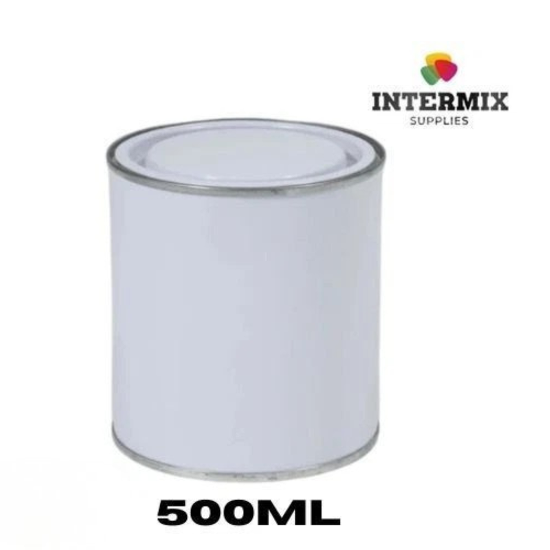 White Empty Metal Paint Tin Cans With Metal Lever Lids 250ml 500ml 1L 2.5L 5L