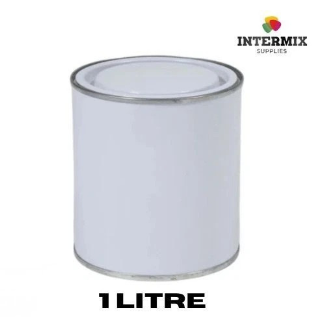 White Empty Metal Paint Tin Cans With Metal Lever Lids 250ml 500ml 1L 2.5L 5L