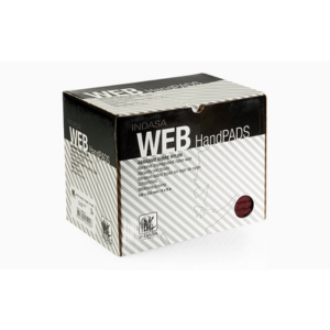 INDASA Very Fine Red Scotch Web Handpads 150 x 230mm box of 20pcs