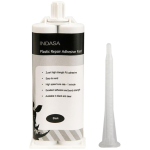 Indasa Plastic Repair Adhesive Transparent 2Pack Glue 50ml