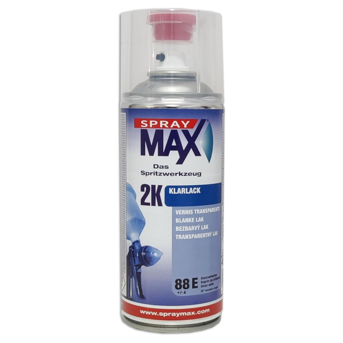 Spraymax 2K Clear Coat Lacquer Aerosol Spray 400ml