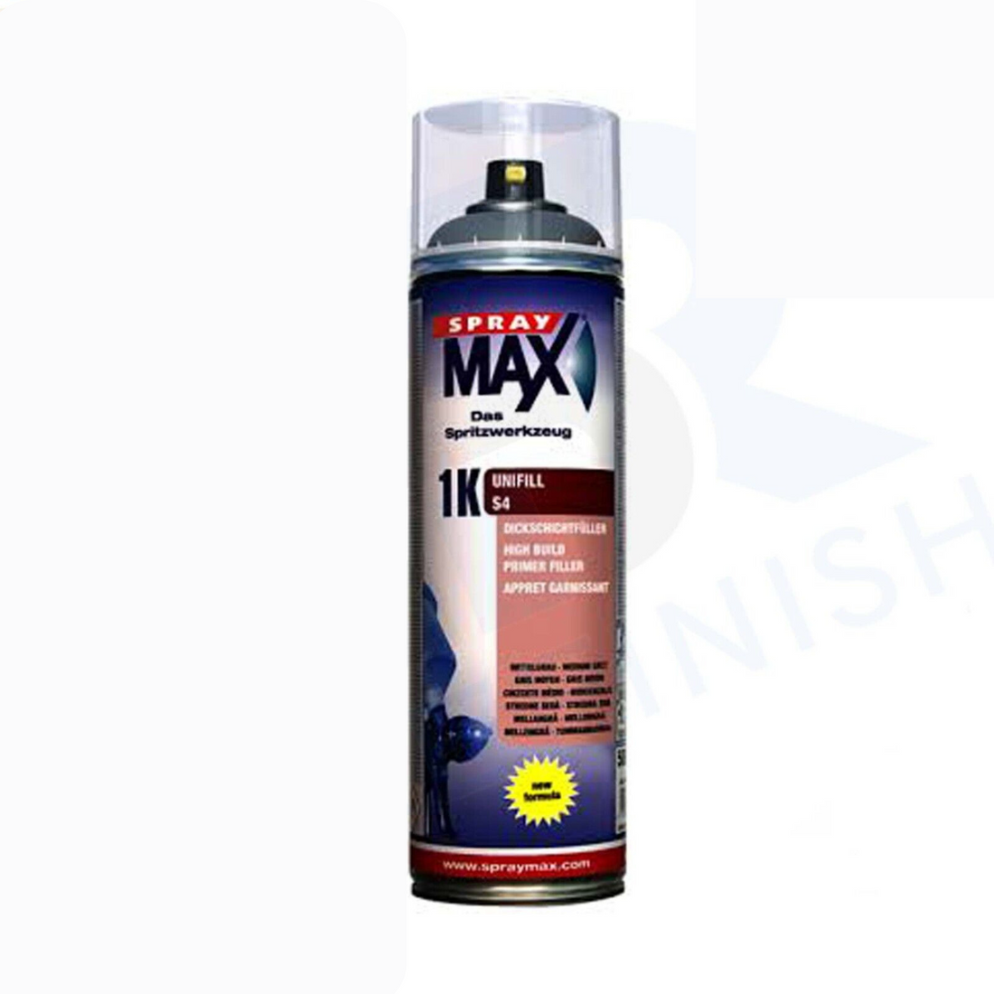 Spraymax 1K Unifill PrimerS2 Light Grey 500ml