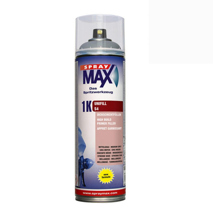 Spraymax 1K Unifill PrimerS4 Mid Grey 500ml