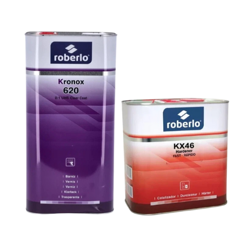 Roberlo Kronox 620 UHS Clearcoat 7.5L Kit – Fast Dry Lacquer + KX46 Fast Hardener