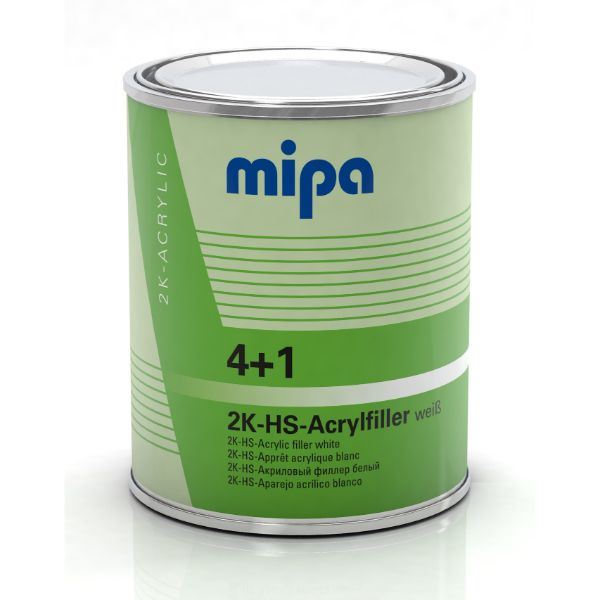 MIPA 4+1  Acrylfiller 2k HS White Primer 4L