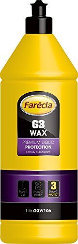 Farécla G3 Wax Premium Liquid Protection 1L (G3W106) – High Gloss Car Wax Developed for Professional Use, Easy to Apply and Buff Off, Long-Lasting Paint Protection, Hand or Machine Application