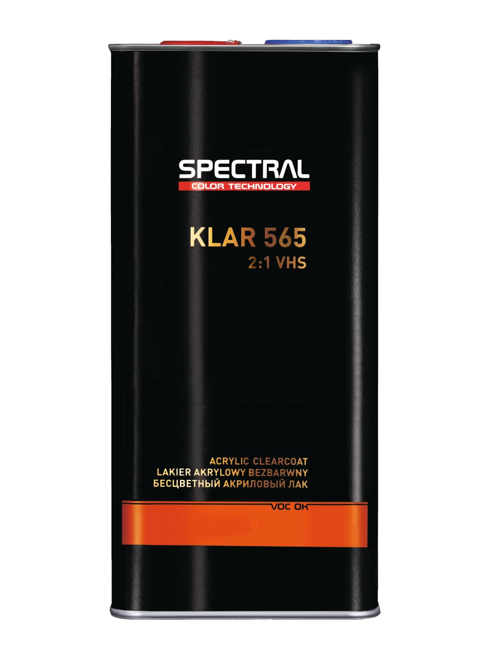 Novol Spectral KLAR 565 Clearcoat Lacquer + H6115 Stand. Hardener 7.5L Kit Autobody Refinish Automotive Car Paint Repair