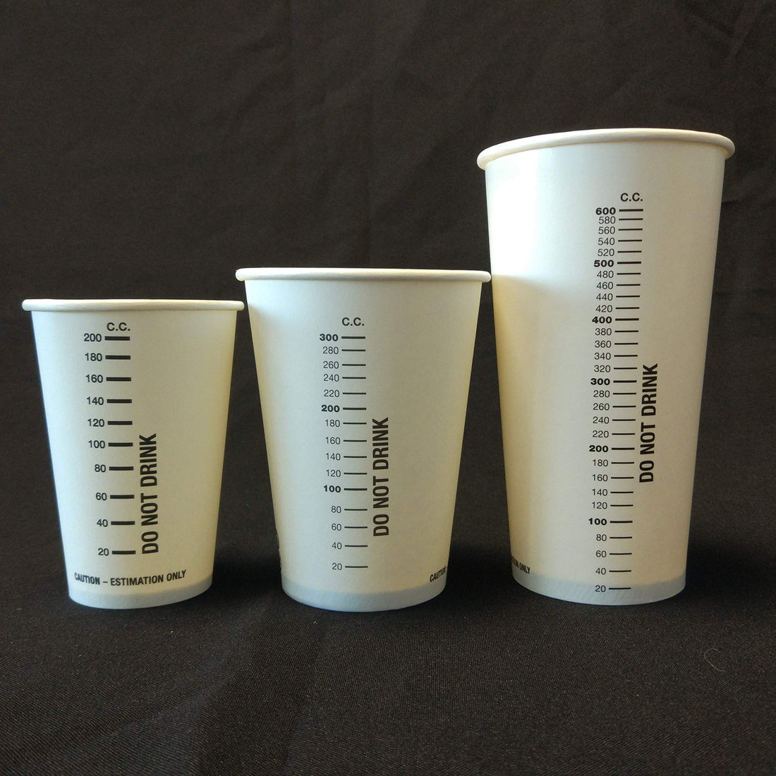 /600cc White Paper Paint Measuring Measurement Mixing Container Cup