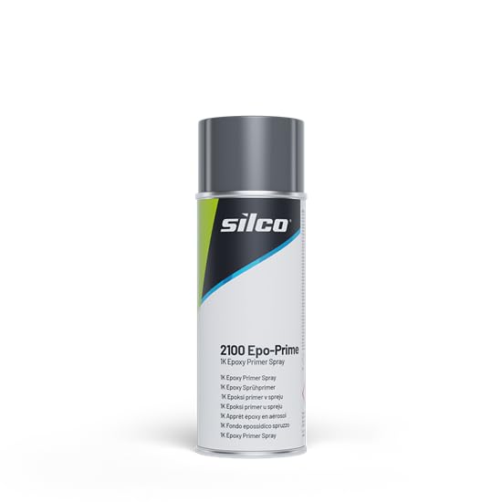 INTERMIX SUPPLIES Silco 2100 Epo-prime Spray 400ml - Epoxy Primer for Metal, Glass, Ceramics, Plastics & Wood with Excellent Corrosion Protection and Fast Drying (Grey)