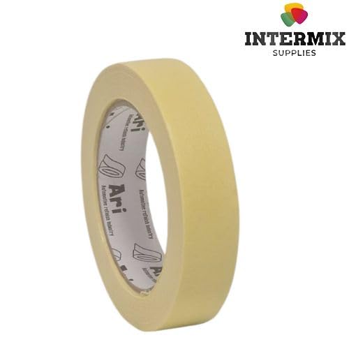 INTERMIX SUPPLIES Masking Tape - Yellow Painter's Sleeve Tape – Wide, Waterproof & Heat-Resistant Tape Rolls for Painting, Edging, Colour Separation, and Crafts – High Adhesion