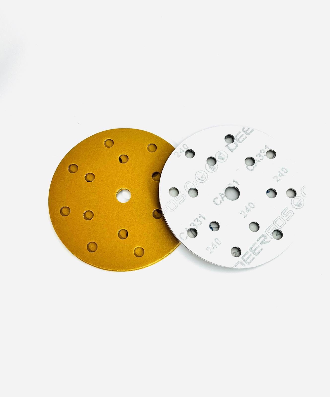 Sanding Discs 150mm Paper Hook & Loop P40- P800 15-Hole Durable & Long-Lasting Pack of 50 Pack of 100 Pads Mixed Pack Ideal for Car Metal Wood Da Random Orbital Sander velcr