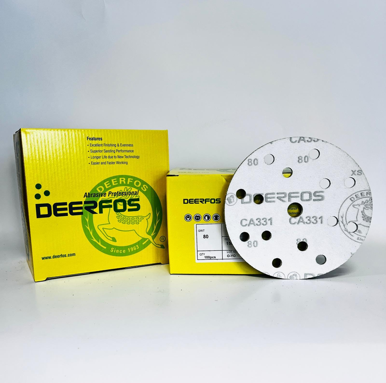 Sanding Discs 150mm Paper Hook & Loop P40- P800 15-Hole Durable & Long-Lasting Pack of 50 Pack of 100 Pads Mixed Pack Ideal for Car Metal Wood Da Random Orbital Sander velcr