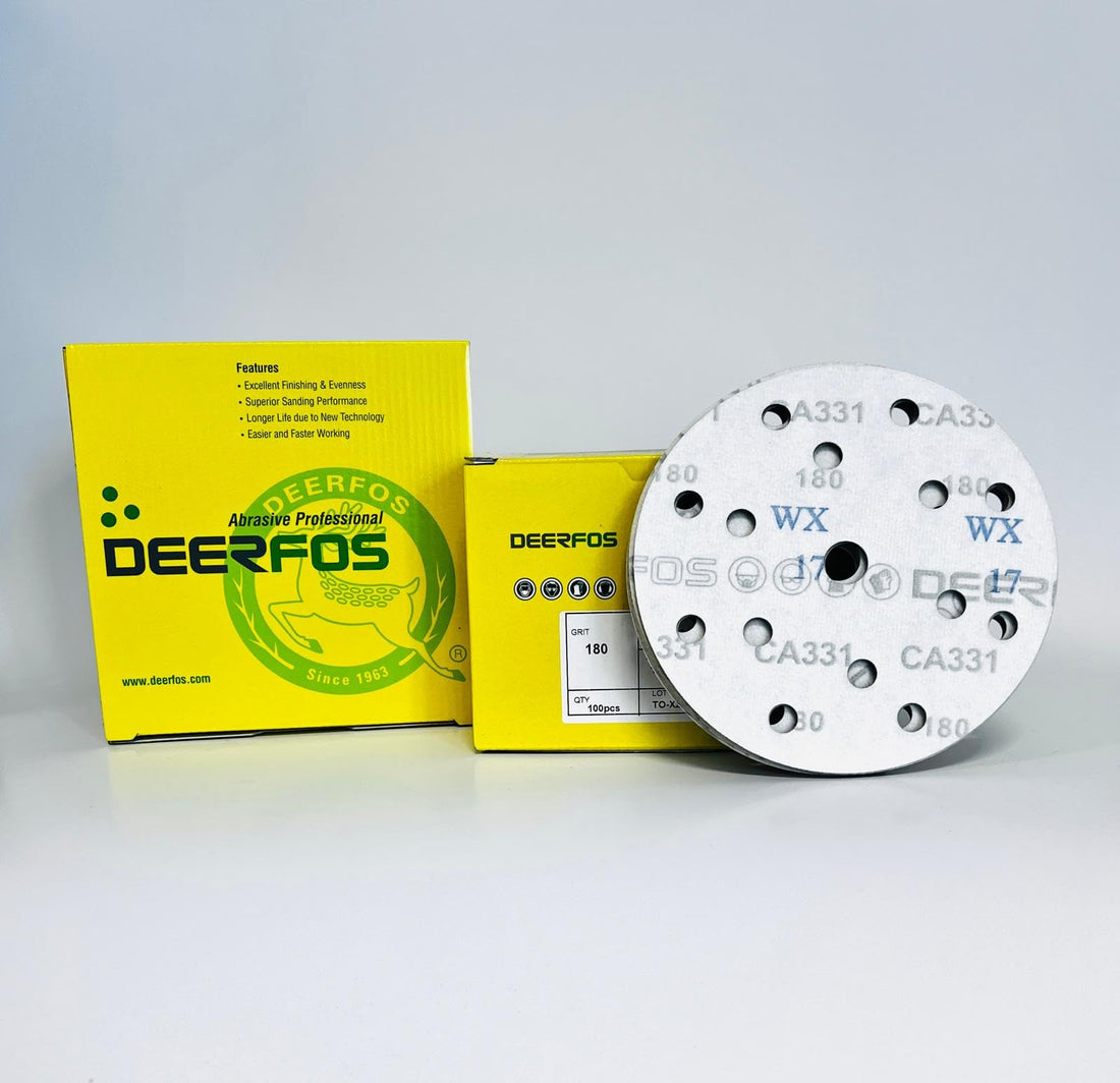 Sanding Discs 150mm Paper Hook & Loop P40- P800 15-Hole Durable & Long-Lasting Pack of 50 Pack of 100 Pads Mixed Pack Ideal for Car Metal Wood Da Random Orbital Sander velcr