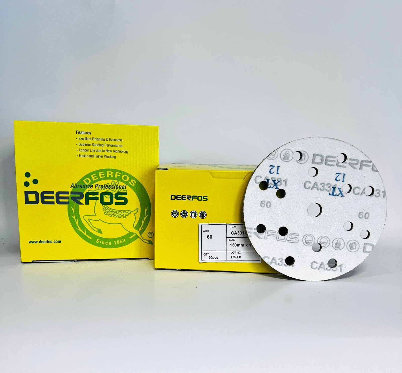 Sanding Discs 150mm Paper Hook & Loop P40- P800 15-Hole Durable & Long-Lasting Pack of 50 Pack of 100 Pads Mixed Pack Ideal for Car Metal Wood Da Random Orbital Sander velcr