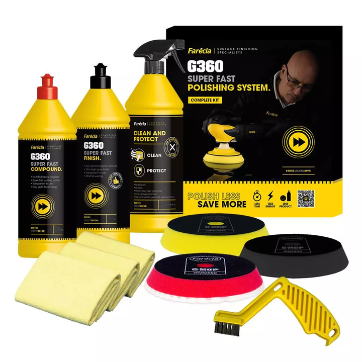 FARECLA G360 SUPER FAST POLISHING SYSTEM – COMPLETE KIT