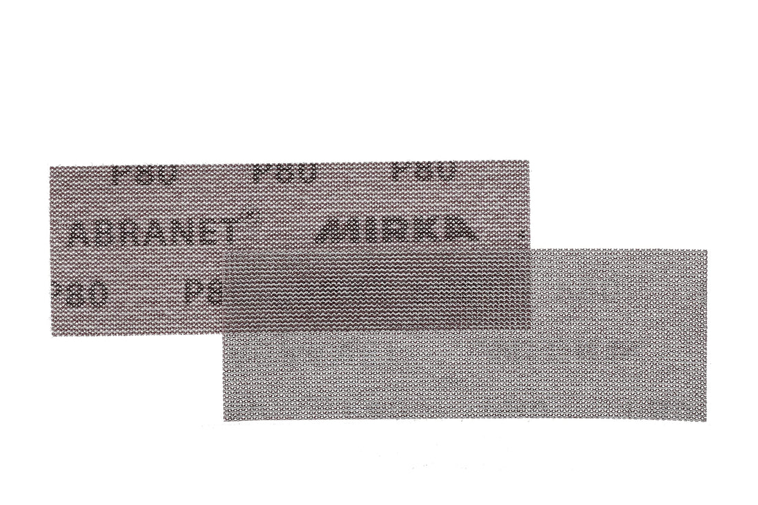 Mirka Abranet net sandpaper strips 70 x 198 mm Grip / 50 pcs/for sanding wood, filler, varnish, plastic