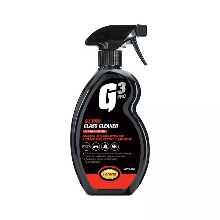 FARECLA G3 Pro Glass Cleaner - 500ml, Powerful, Streak-Free Glass Cleaning