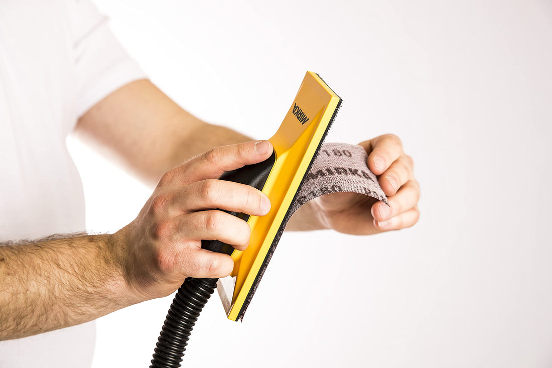 Mirka Abranet net sandpaper strips 70 x 198 mm Grip / 50 pcs/for sanding wood, filler, varnish, plastic