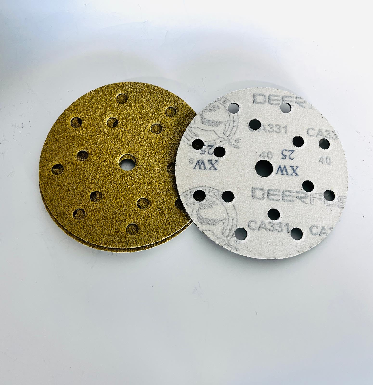 Sanding Discs 150mm Paper Hook & Loop P40- P800 15-Hole Durable & Long-Lasting Pack of 50 Pack of 100 Pads Mixed Pack Ideal for Car Metal Wood Da Random Orbital Sander velcr