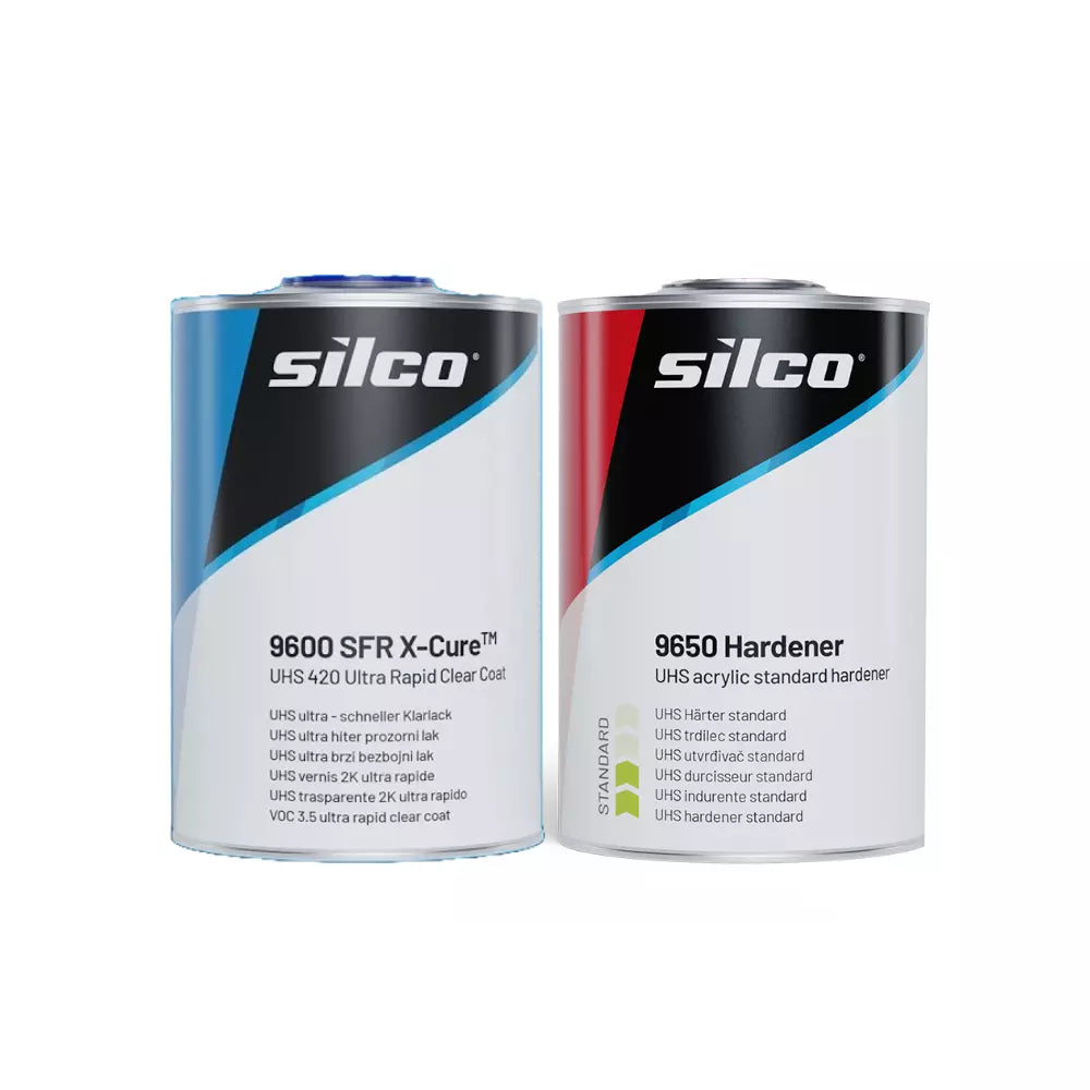 9600- UHS 420 Ultra Rapid Clear Coat 1:1 No Thinner +9650- UHS Hardener For 9600