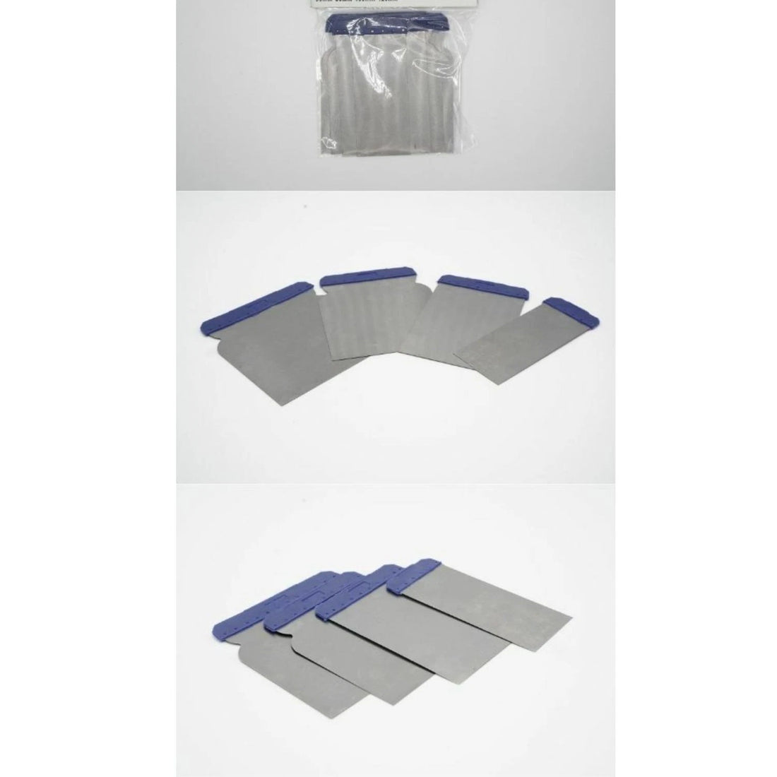 Metal Decorators Filler Stopper Putty Spreader 4 Piece Set