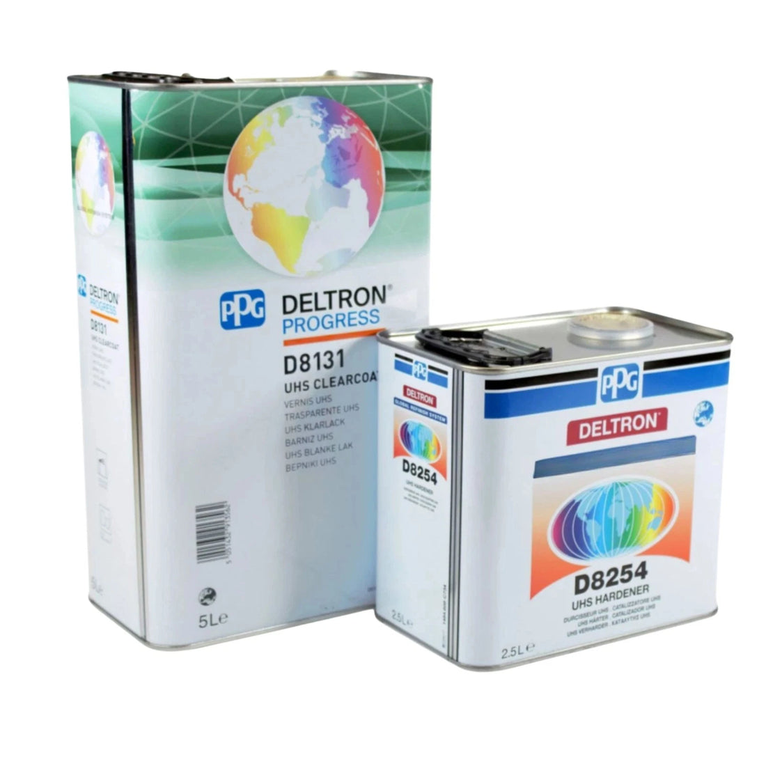 PPG DELTRON D8131 UHS CLEARCOAT & D8254 HARDENER KIT 7.5LTR