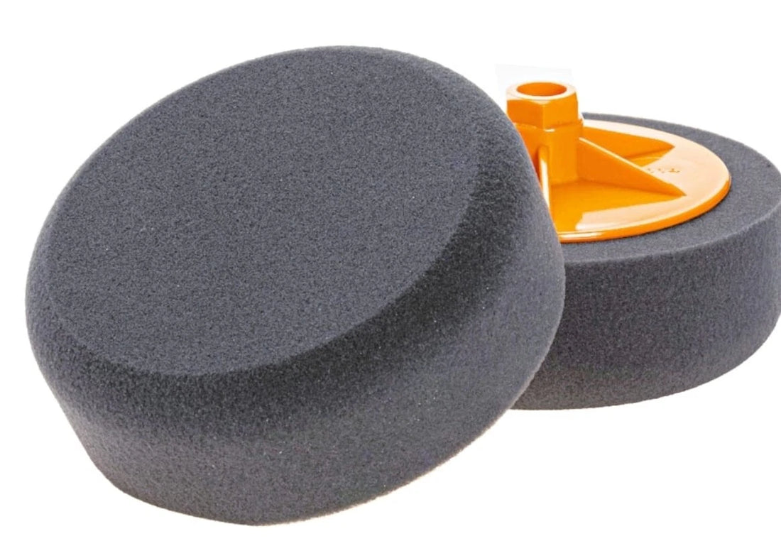 Polishing Sponge Head 150mm Car Buffing Valeting Soft Mop Pad M14 Thread BLACK