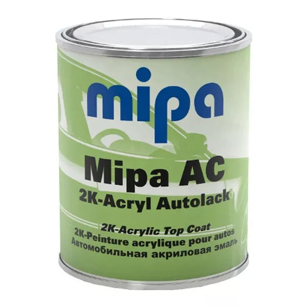 MIPA Jet Black 2K Direct Gloss 2 pack 2pac Paint Car Van Truck 5L