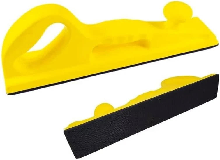 Fast Mover Tools Long Bed Hand Sanding Block, 70 x 400mm, Yellow