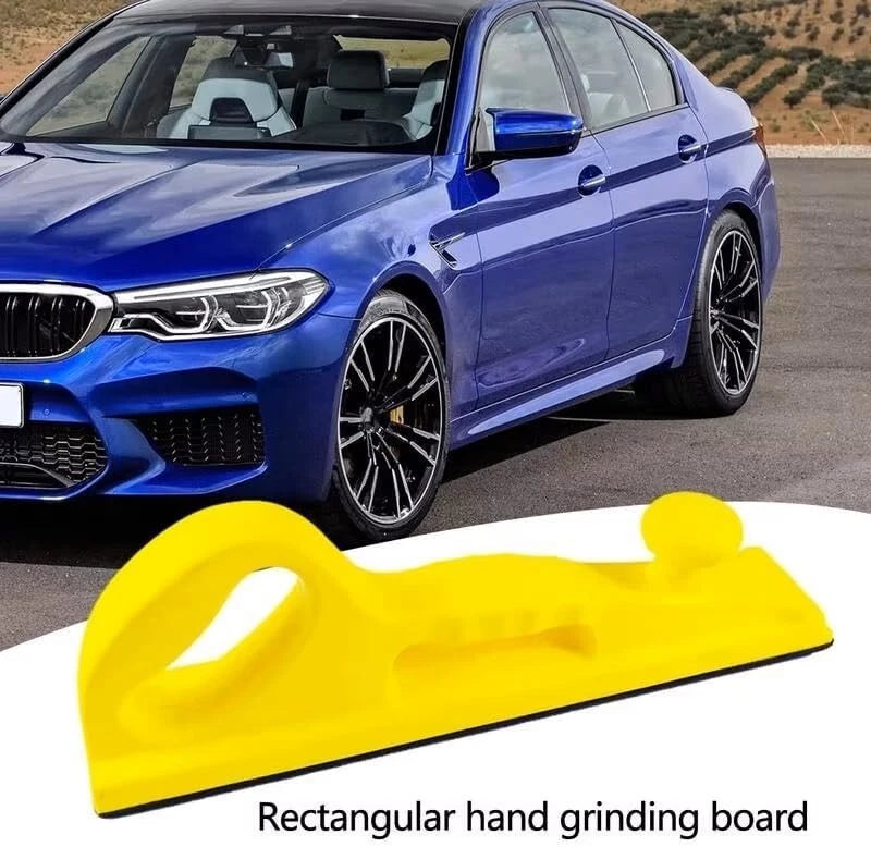 Fast Mover Tools Long Bed Hand Sanding Block, 70 x 400mm, Yellow