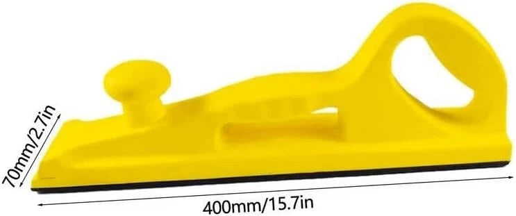 Fast Mover Tools Long Bed Hand Sanding Block, 70 x 400mm, Yellow