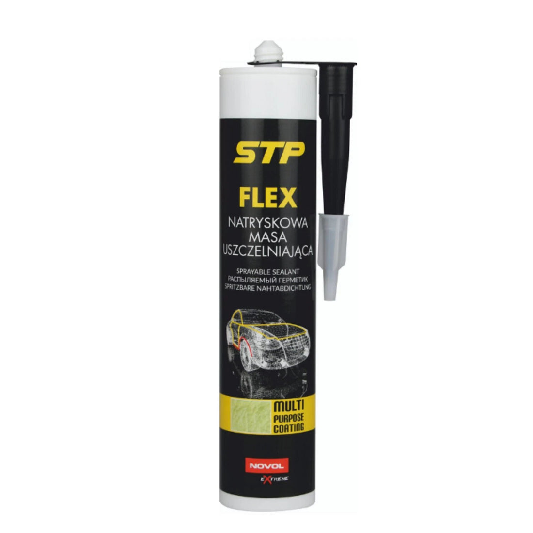 SPRAYABLE SEAM SEALER FACTORY FINISH BMW Novol STP FLEX BLACK