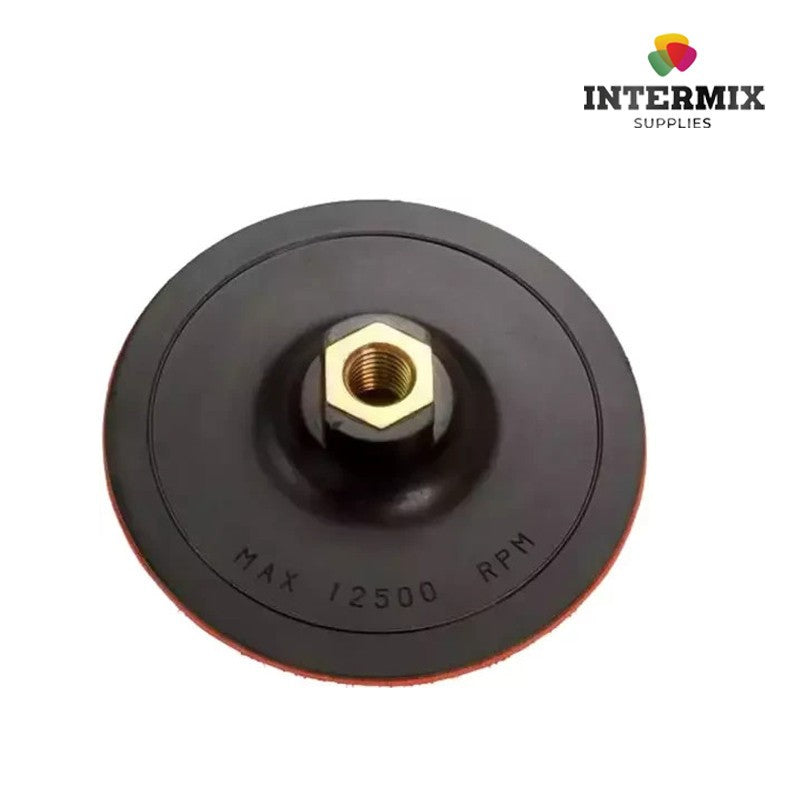 Fast Mover Tools FMT5007 Plastic Backing Plate, 115mm pad for polishing mop Velcro , Hook & Loop, M14 Thread