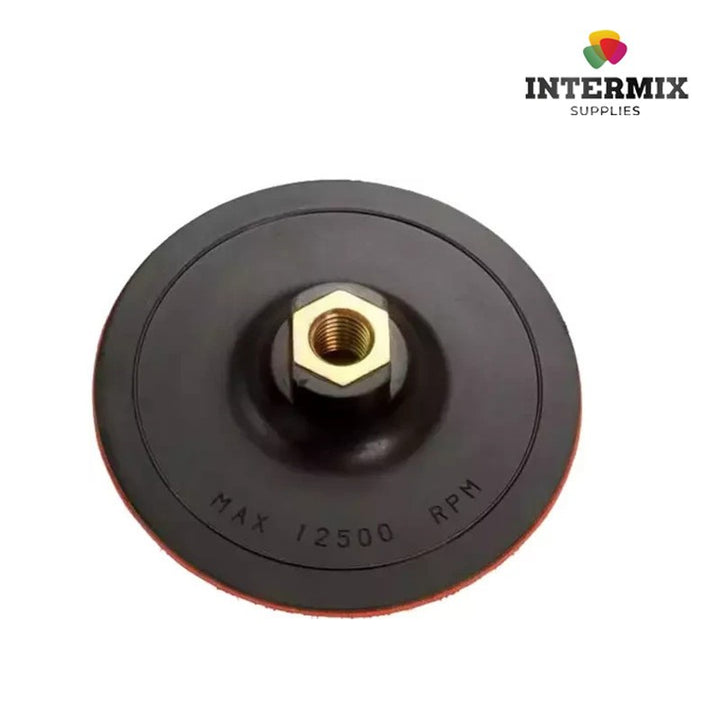 Fast Mover Tools FMT5007 Plastic Backing Plate, 115mm pad for polishing mop Velcro , Hook & Loop, M14 Thread