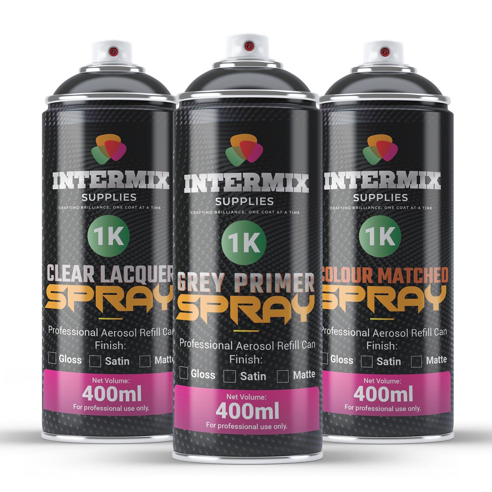 INTERMIX SUPPLIES CUSTOM AEROSOL SPRAY PAINT AEROSOL 400ML BY PAINT CODE
