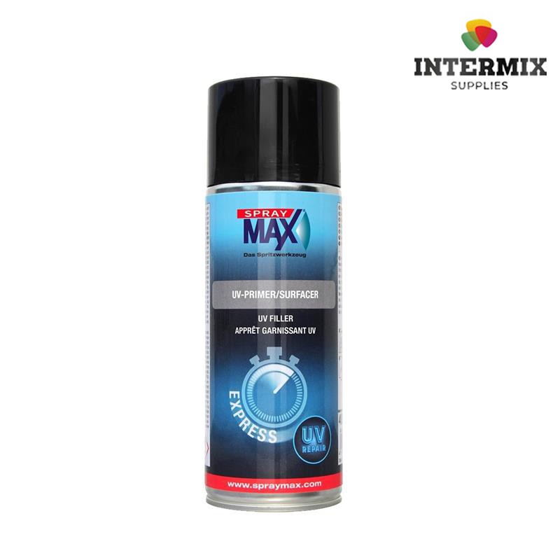 Spraymax 680024 UV Filler 1K Primer, 400ml Transparent Grey Aerosol Surfacer