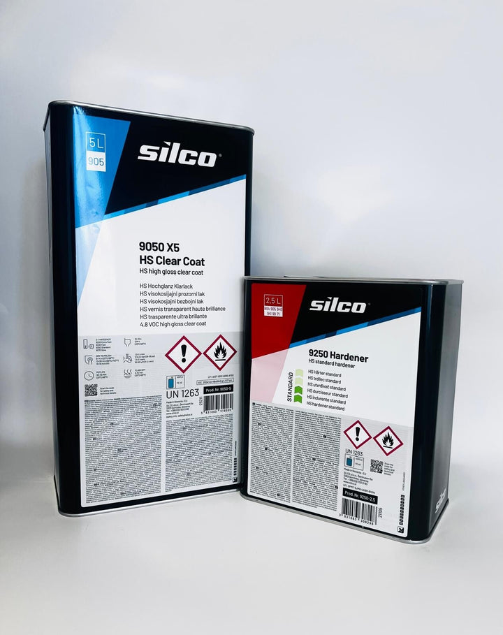 9050- X5 HS High Gloss Clear Coat 2:1 +9250- HS Standard Hardener