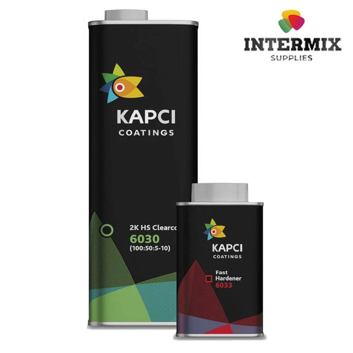 Kapci 6030 2K HS Anti Scratch Clearcoat 5L & 6033 Fast Hardener 2.5L, 7.5L Kit