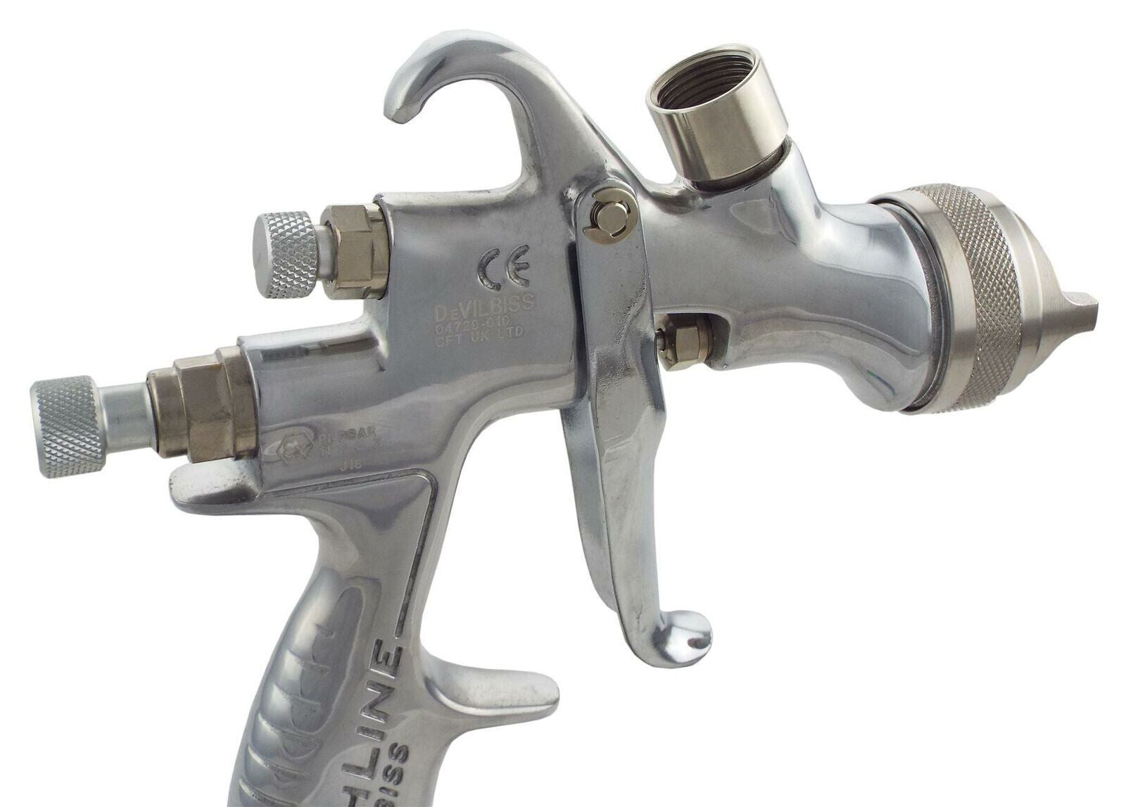 DeVilbiss FLG-5 2.0mm Paint Spray Gravity Spray Gun Compliant Gravity Spray gun with pot included