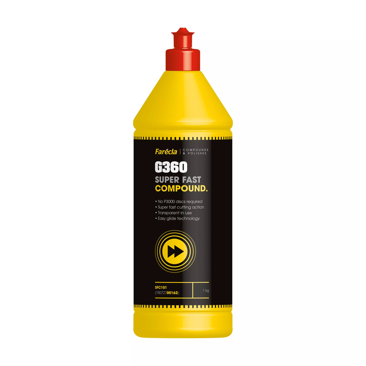FARECLA G360 Super Fast Compound - 1 Litre, Provides Provides Permanent Results